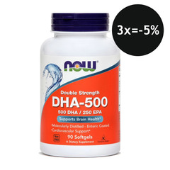 DHA NOW 500 mg, 90 mehkih kapsul