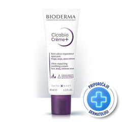 Bioderma Cicabio Creme+, izjemno obnavljajoča in pomirjujoča krema (40 ml)