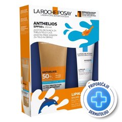 LRP Anthelios, paket za zaščito pred soncem za suho in občutljivo kožo - ZF50+ (250 ml + 75 ml) 