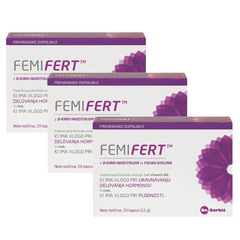 Femifert, kapsule - paket (3 x 20 kapsul)