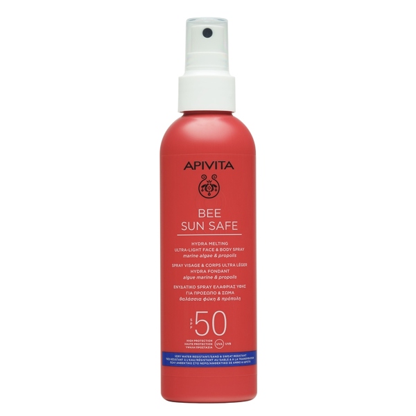  Apivita Bee Sun Safe, ultra lahek sprej za obraz in telo - ZF 50 (200 ml)