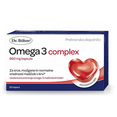 Dr. Böhm Omega 3 kompleks, kapsule (60 kapsul)