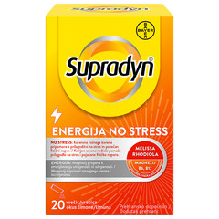 Supradyn Energija No Stress, prašek v vrečicah (20 vrečic)