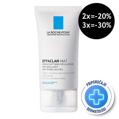 LRP Effaclar MAT, vlažilna krema za obraz proti sijaju (40 ml)