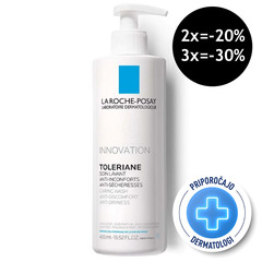 LRP Toleriane, negovalni gel za umivanje obraza (400 ml)