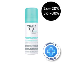 Vichy Deo, dezodorant z antiperspirantom v razpršilu (125 ml)