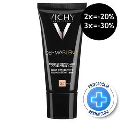 Vichy Dermablend-25-Nude, tekoči korektivni puder (30 ml)