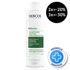 Vichy Dercos PSOlution, šampon za lasišče, nagnjeno k luskavici (200 ml)