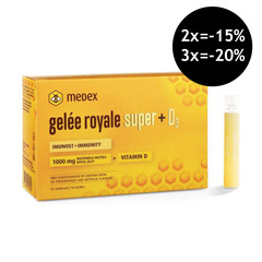 Medex Gelée Royale Super, matični mleček in vitamin D (10 x 9 ml)