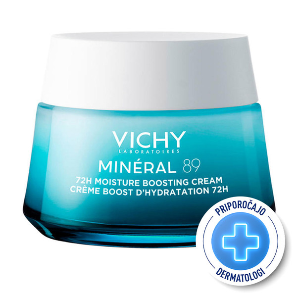 Vichy Mineral 89, krema za 72-urno intenzivno vlaženje za vse tipe kože (50 ml)