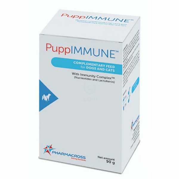 PuppIMMUNE, prašek za imunsko podporo pasjim in mačjim mladičem (90 g)