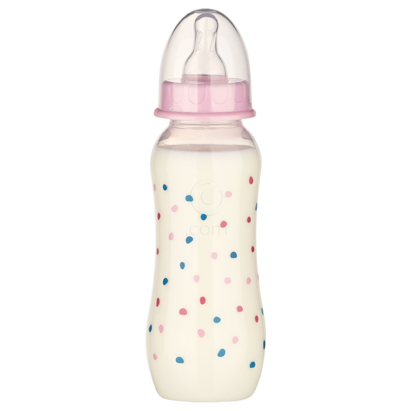 Baby-Nova PP, dekorirana steklenička - pretok M (240 ml)