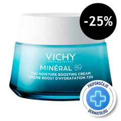 Vichy Mineral 89, krema za 72-urno intenzivno vlaženje za vse tipe kože (50 ml)