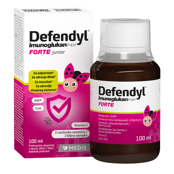 Defendyl-Imunoglukan P4H Forte junior, tekočina (100 ml)