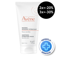 Avene, pomirjujoča maska za vlaženje kože (50 ml)