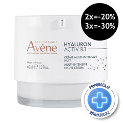 Avene Hyaluron Activ B3, multiintenzivna nočna krema (40 ml)