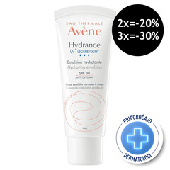 Avene Hydrance Legere UV, lahka vlažilna krema - ZF30 (40 ml)