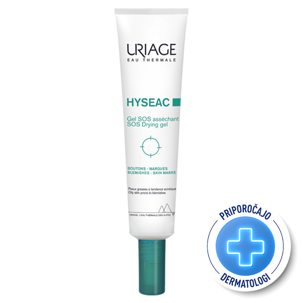 Uriage Hyseac SOS, sušilni gel proti lokaliziranim nepravilnostim (15 ml)