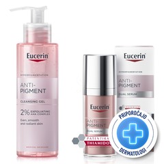 Eucerin Anti-Pigment, rutina proti pigmentnim madežem (200 ml + 30 ml)