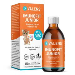 Valens Imunofit Junior, tekočina z beta-glukani, cinkom in vitaminoma C in D (150 ml)