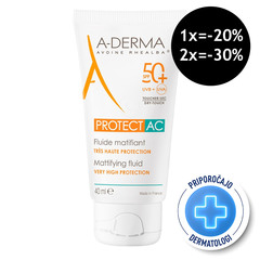 A-Derma Protect AC, matirajoči fluid - ZF50+ (40 ml)