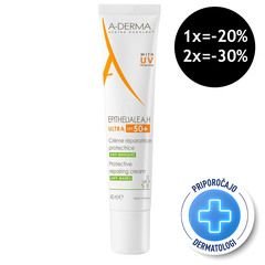 A-Derma Epitheliale A.H Ultra, zaščitna obnavljajoča krema - ZF50+ (40 ml)