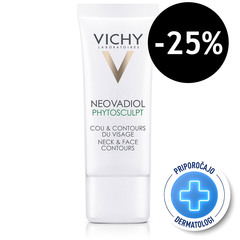 Vichy Neovadiol Phytosculpt, nega za vrat in konturo obraza (50 ml)