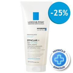 LRP Effaclar H Iso-Biome, pomirjujoča čistilna krema proti nepravilnostim (200 ml)