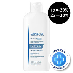 Ducray Squanorm, šampon za nego suhega prhljaja (200 ml)