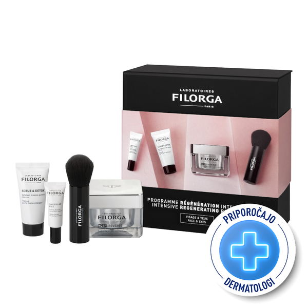 Filorga Intensive Regenerating Routine, set (50 ml + 15 ml + 4 ml + čopič) 