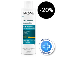 Vichy Dercos, pomirjujoč šampon za suhe lase (200 ml)