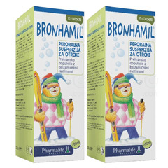 Fitobimbi Bronhamil, peroralna suspenzija - paket (2 x 200 ml)