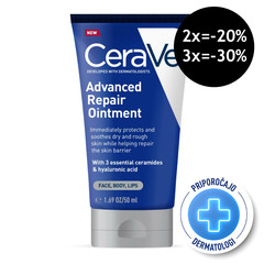 CeraVe, napredno obnovitveno mazilo za obnovo suhe ter hrapave kože (50 ml)