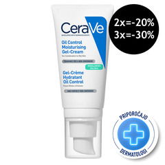 CeraVe, vlažilna gel krema za mastno kožo (52 ml)