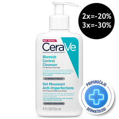  CeraVe, čistilni gel za kožo nagnjeno k nepravilnostim (236 ml) 