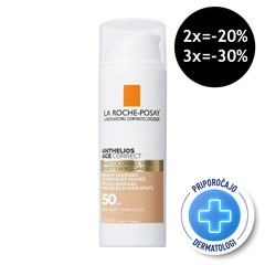 LRP Anthelios Age Correct, obarvana krema za obraz - ZF50 (50 ml)