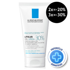 LRP Lipikar 30% Urea, gel za ciljano uporabo na suhih in grobih predelih kože (50 ml)