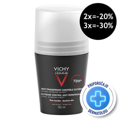 Vichy Homme, dezodorant z 72-urno zaščito proti potenju (50 ml)