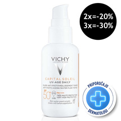 Vichy Capital Soleil UV-Age, tonirani fluid - ZF50+ (40 ml)