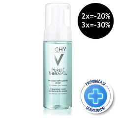 Vichy Purete Thermale, pena za čiščenje občutljive kože obraza (150 ml)