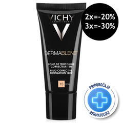 Vichy Dermablend-15-Opal, tekoči korektivni puder (30 ml)