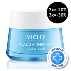 Vichy Aqualia Thermal, lahka krema za vlaženje kože obraza (50 ml)