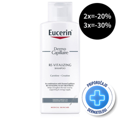 Eucerin DermoCapillaire Re-Vitalising, šampon (250 ml)