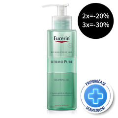 Eucerin DermoPURE, čistilni gel (400 ml)