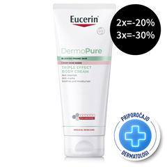 Eucerin DermoPURE, krema za telo s trojnim učinkom (200 ml)