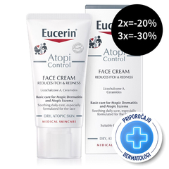 Eucerin AtopiControl, krema za obraz (50 ml)