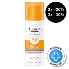 Eucerin Sun Pigment Control, fluid za zaščito pred soncem - ZF50+ (50 ml)