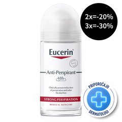 Eucerin roll-on deodorant proti močnemu znojenju (50 ml)