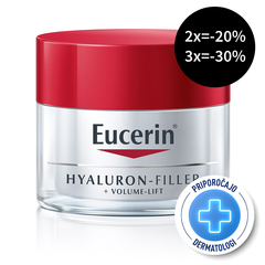 Eucerin Hyaluron Filler + Volume Lift, dnevna nega za normalno do mešano kožo - ZF15 (50 ml)