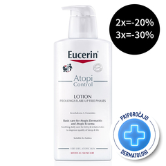 Eucerin AtopiControl, losjon za nego telesa - 400 ml